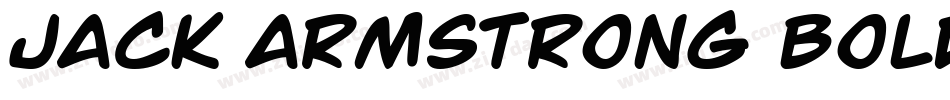 Jack Armstrong Bold字体转换